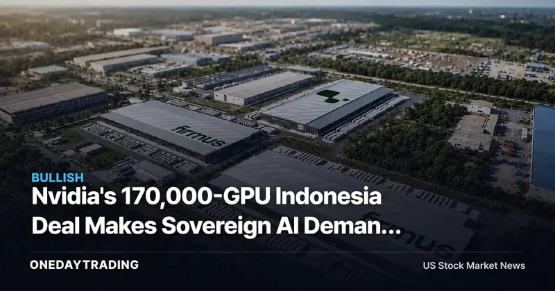 Nvidia's 170,000-GPU Indonesia Deal Makes Sovereign AI Demand Concrete