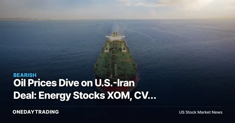 Oil Prices Dive on U.S.-Iran Deal: Energy Stocks XOM, CVX Face Margin Pressure as Crude Cools