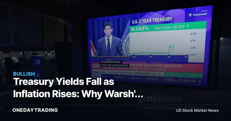 Treasury Yields Fall as Inflation Rises: Why Warsh's Hawkish Fed Could Reset the Rate Trade
