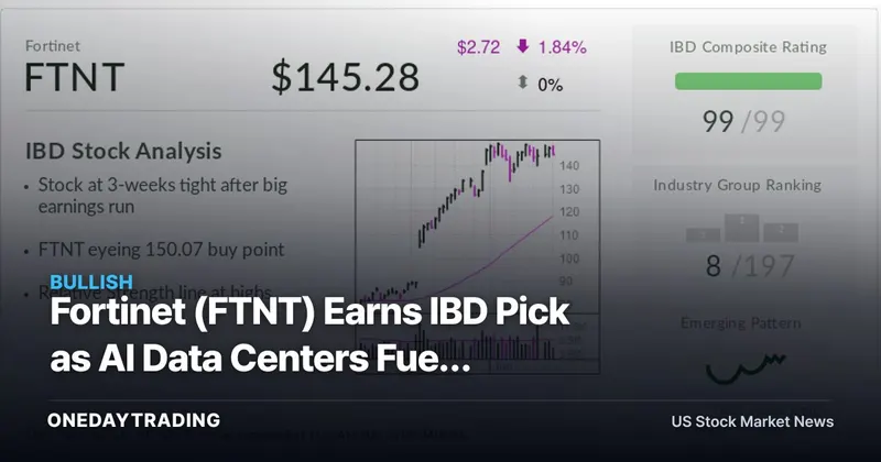 Fortinet (FTNT) Earns IBD Pick as AI Data Centers Fuel Firewall Demand