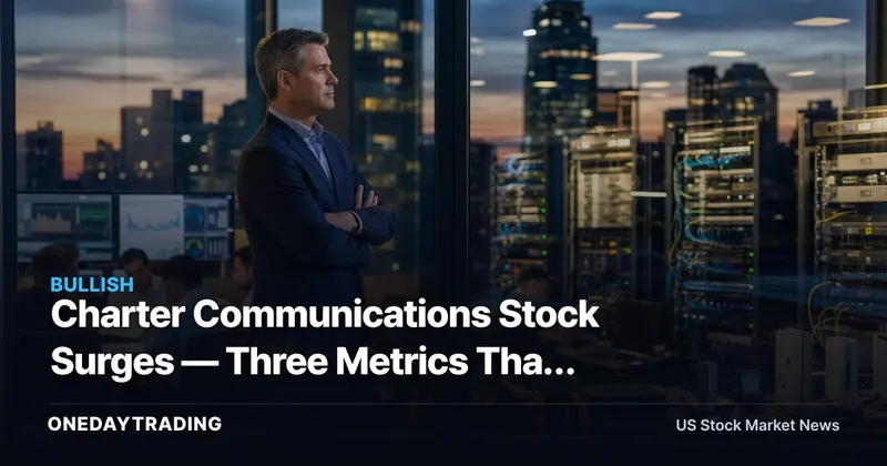 Charter Communications Stock Surges — Three Metrics That Decide Whether CHTR's Rally Holds