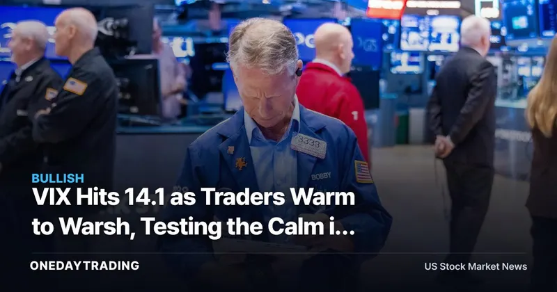 VIX Hits 14.1 as Traders Warm to Warsh, Testing the Calm in S&P 500