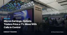 Micron Earnings, Options Traders Price a 7% Move With Calls in Control