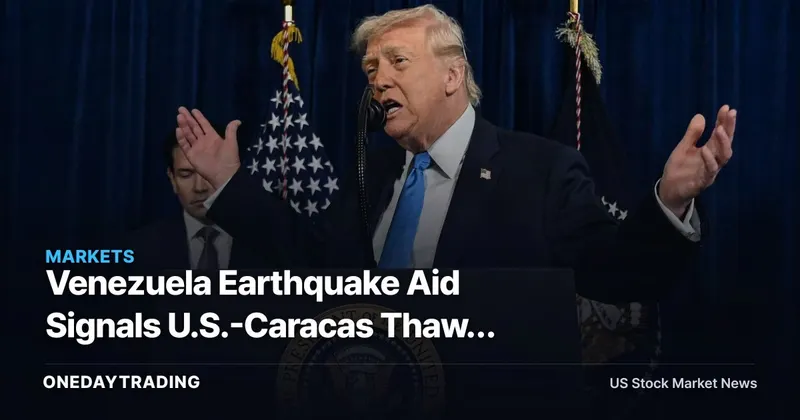 Venezuela Earthquake Aid Signals U.S.-Caracas Thaw: Oil, CVX, XOM in Focus