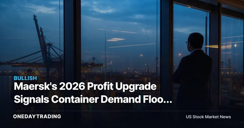 Maersk's 2026 Profit Upgrade Signals Container Demand Floor Firmer Than Bears Priced