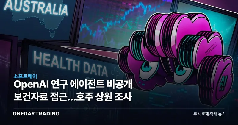 OpenAI 연구 에이전트 비공개 보건자료 접근…호주 상원 조사