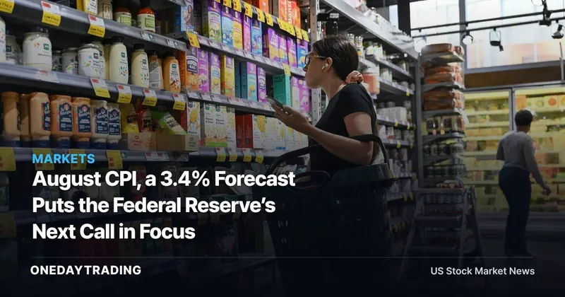 August CPI, a 3.4% Forecast Puts the Federal Reserve’s Next Call in Focus