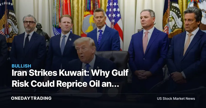 Iran Strikes Kuwait: Why Gulf Risk Could Reprice Oil and Energy Stocks
