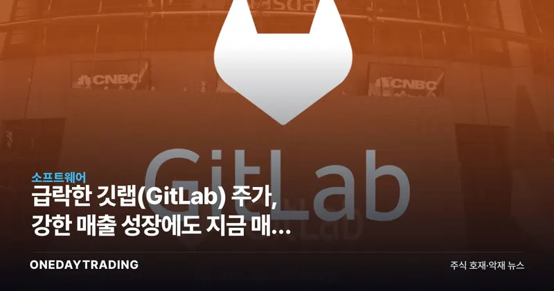 급락한 깃랩(GitLab) 주가, 강한 매출 성장에도 지금 매수 기회일까