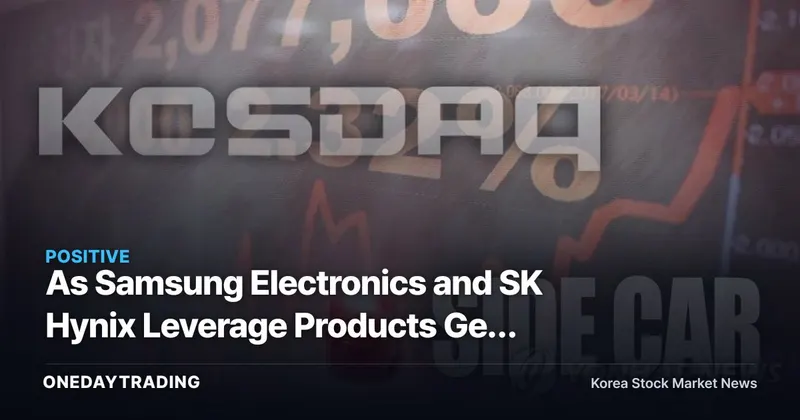 As Samsung Electronics and SK Hynix Leverage Products Get Blocked, Big Money Floods Into KOSDAQ Leveraged ETFs