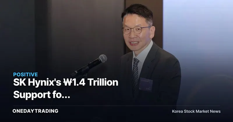 SK Hynix's ₩1.4 Trillion Support for Materials-Parts-Equipment Suppliers: What Matters Is Payment Terms, Not the Amount