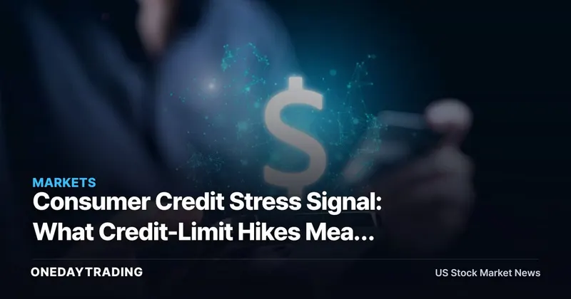 Consumer Credit Stress Signal: What Credit-Limit Hikes Mean for COF, SYF, DFS and Card Issuers
