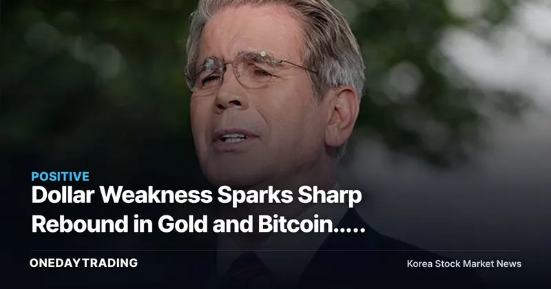 Dollar Weakness Sparks Sharp Rebound in Gold and Bitcoin... The Paradox of Bessent's Buyback
