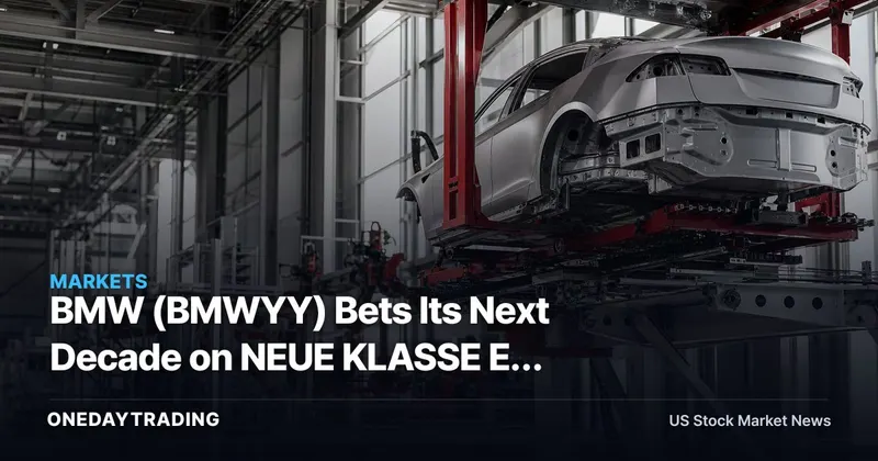 BMW (BMWYY) Bets Its Next Decade on NEUE KLASSE EV Platform Execution