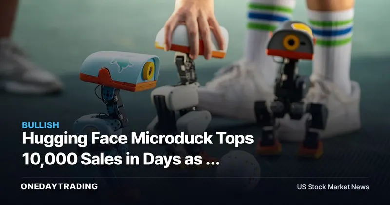 Hugging Face Microduck Tops 10,000 Sales in Days as a Chinese Chip Powers It