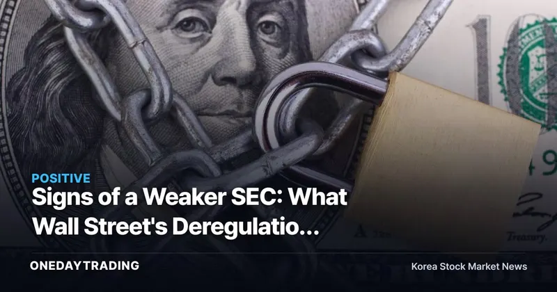 Signs of a Weaker SEC: What Wall Street's Deregulation Push Signals for Investors