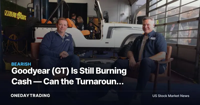 Goodyear (GT) Is Still Burning Cash — Can the Turnaround Outrun the Debt?