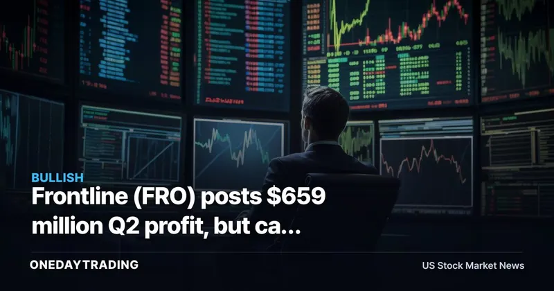 Frontline (FRO) posts $659 million Q2 profit, but can $152,700 VLCC rates last?