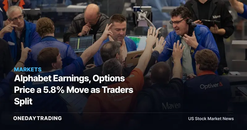 Alphabet Earnings, Options Price a 5.8% Move as Traders Split