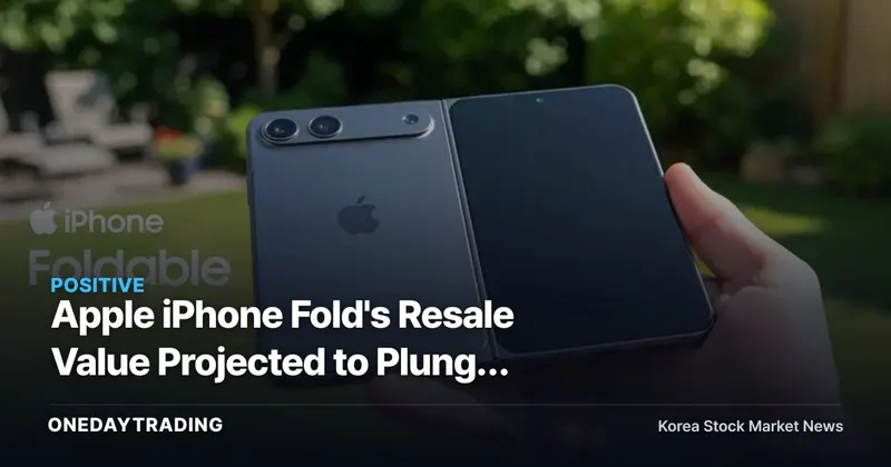 Apple iPhone Fold's Resale Value Projected to Plunge 64%—What It Means for Foldable Component Stocks