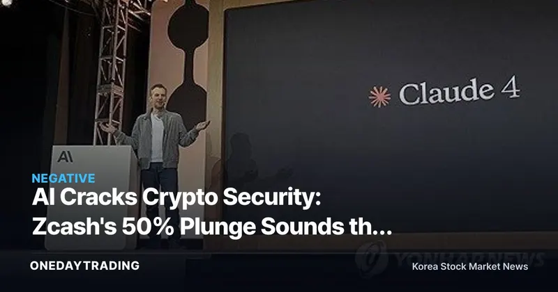 AI Cracks Crypto Security: Zcash's 50% Plunge Sounds the Alarm
