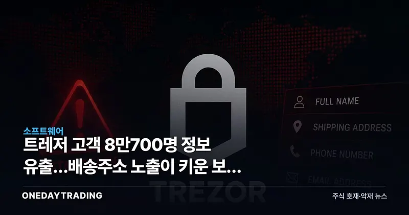 트레저 고객 8만700명 정보 유출…배송주소 노출이 키운 보안 비용