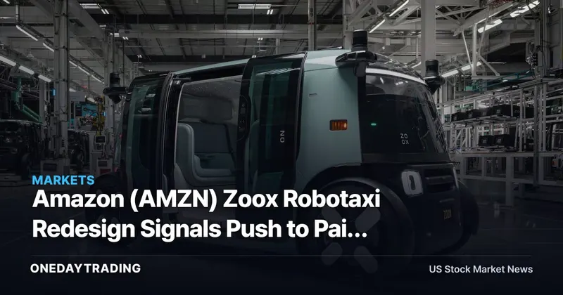 Amazon (AMZN) Zoox Robotaxi Redesign Signals Push to Paid Rides vs Waymo, Tesla