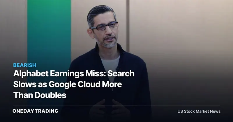 Alphabet Earnings Miss: Search Slows as Google Cloud More Than Doubles
