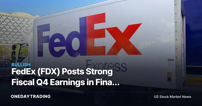 FedEx (FDX) Posts Strong Fiscal Q4 Earnings in Final Quarter Before Freight Spin-Off