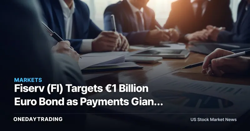 Fiserv (FI) Targets €1 Billion Euro Bond as Payments Giant Diversifies Funding