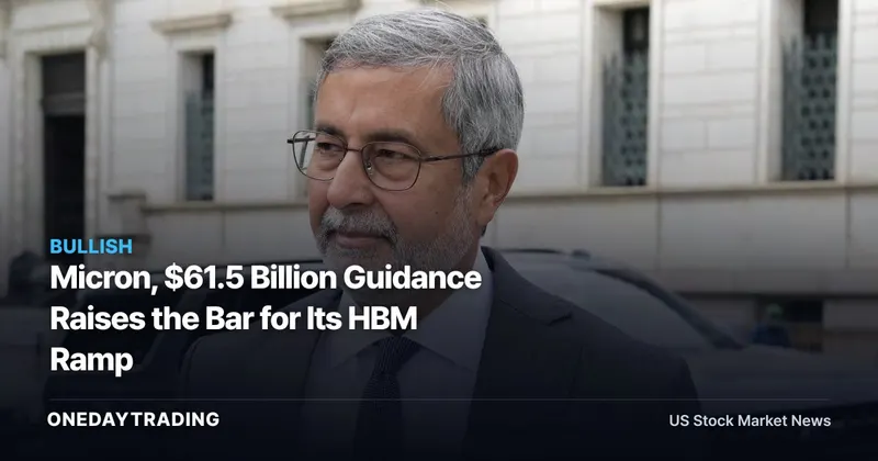 Micron, $61.5 Billion Guidance Raises the Bar for Its HBM Ramp
