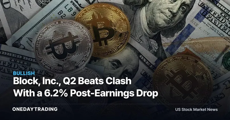 Block, Inc., Q2 Beats Clash With a 6.2% Post-Earnings Drop