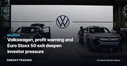 Volkswagen, profit warning and Euro Stoxx 50 exit deepen investor pressure
