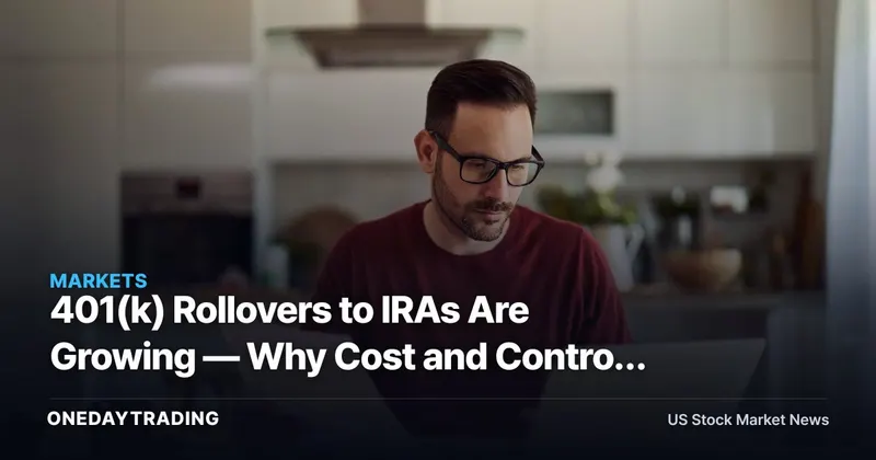 401(k) Rollovers to IRAs Are Growing — Why Cost and Control Matter