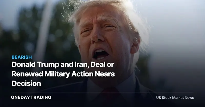 Donald Trump and Iran, Deal or Renewed Military Action Nears Decision