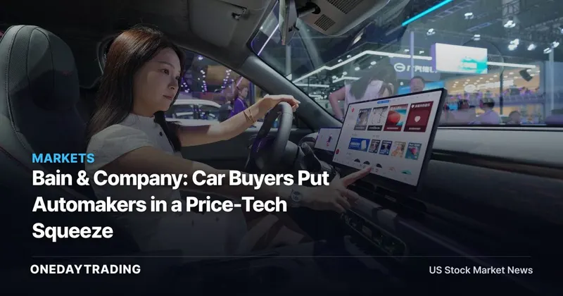 Bain & Company: Car Buyers Put Automakers in a Price-Tech Squeeze