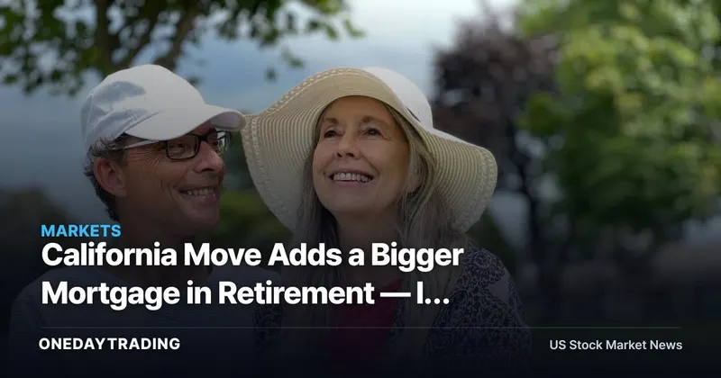California Move Adds a Bigger Mortgage in Retirement — Is Family Worth It?