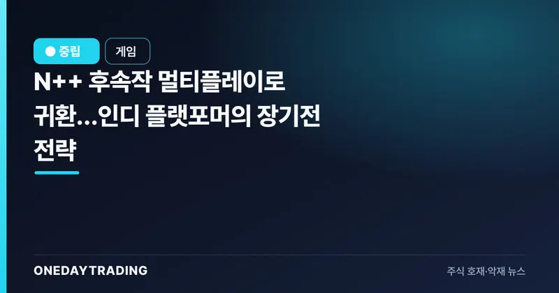 N++ 후속작 멀티플레이로 귀환…인디 플랫포머의 장기전 전략