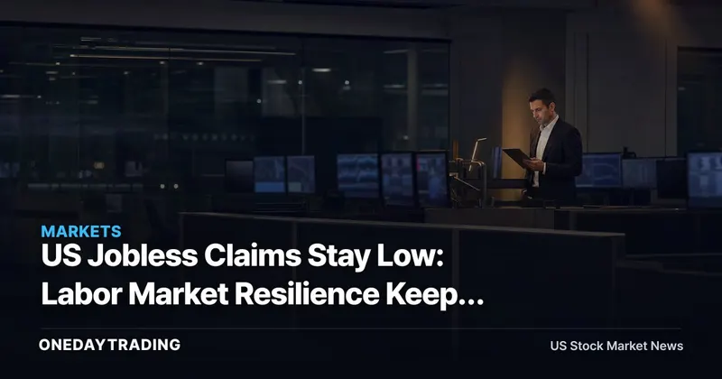 US Jobless Claims Stay Low: Labor Market Resilience Keeps Fed Rate-Cut Bets in Check