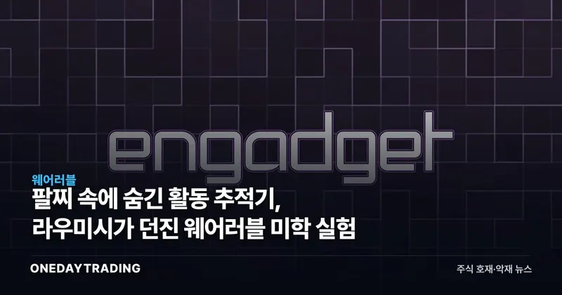 팔찌 속에 숨긴 활동 추적기, 라우미시가 던진 웨어러블 미학 실험