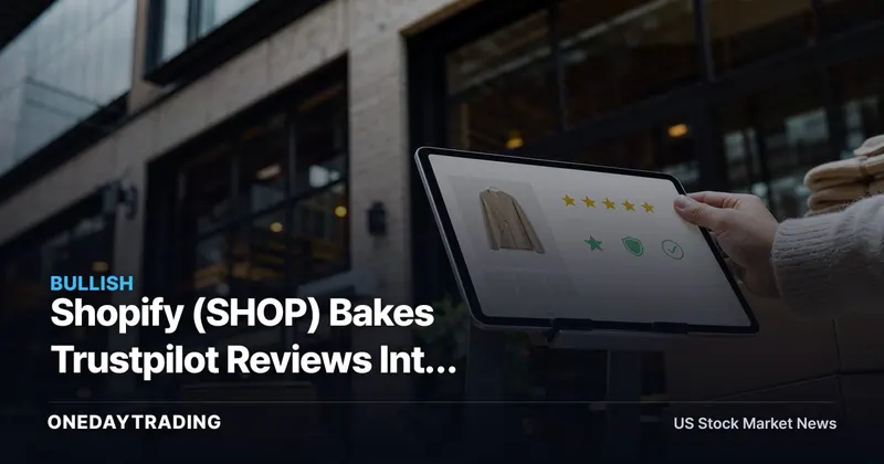 Shopify (SHOP) Bakes Trustpilot Reviews Into Storefronts: A Conversion Play, Not a Headline