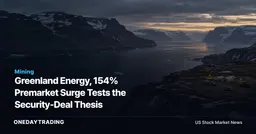 Greenland Energy, 154% Premarket Surge Tests the Security-Deal Thesis