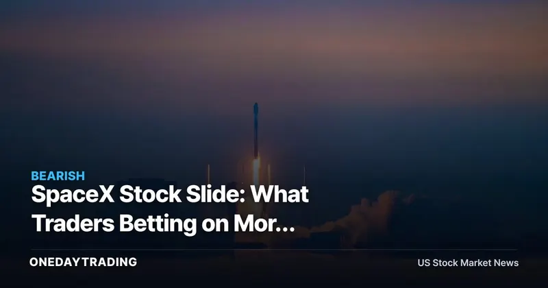 SpaceX Stock Slide: What Traders Betting on More Declines Means for DXYZ, TSLA