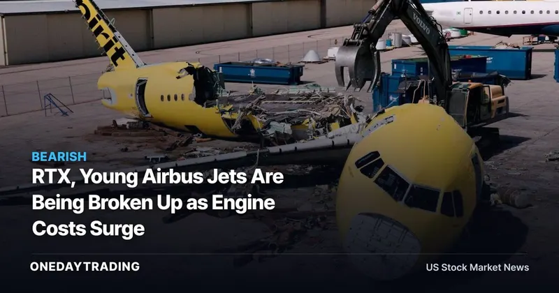 RTX, Young Airbus Jets Are Being Broken Up as Engine Costs Surge