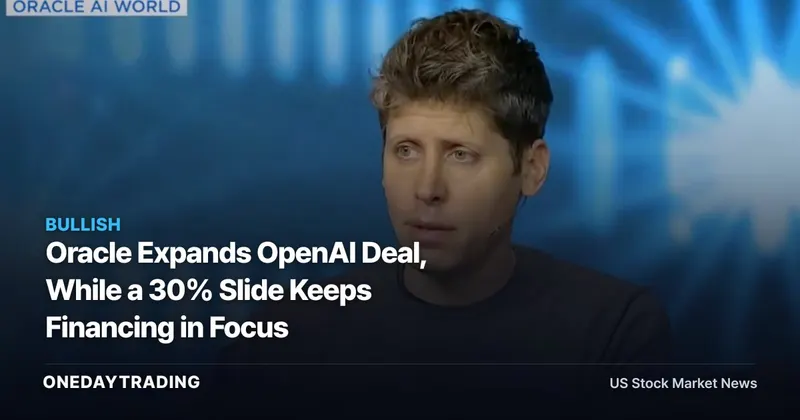 Oracle Expands OpenAI Deal, While a 30% Slide Keeps Financing in Focus