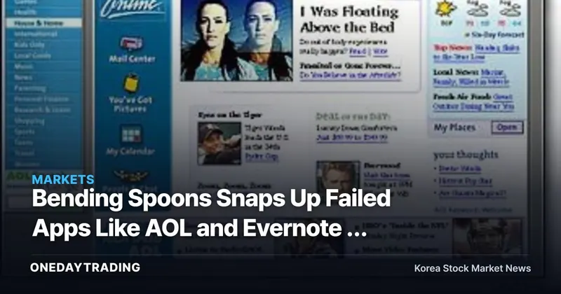 Bending Spoons Snaps Up Failed Apps Like AOL and Evernote — and Its Valuation Hits 40 Trillion Won