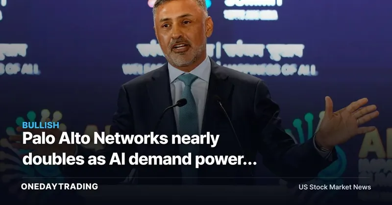 Palo Alto Networks nearly doubles as AI demand powers another beat — why the spree matters