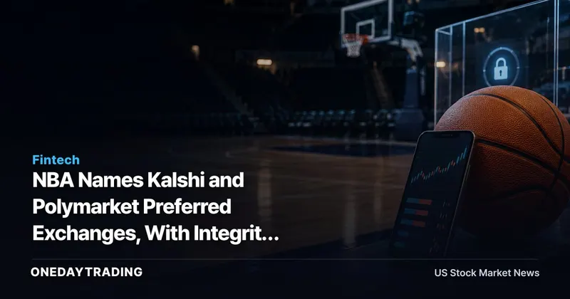 NBA Names Kalshi and Polymarket Preferred Exchanges, With Integrity Limits