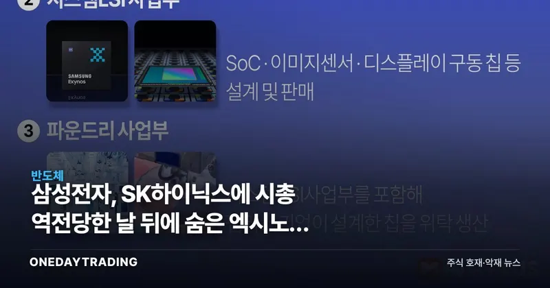 삼성전자, SK하이닉스에 시총 역전당한 날 뒤에 숨은 엑시노스 적자