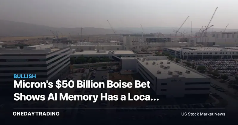 Micron's $50 Billion Boise Bet Shows AI Memory Has a Local Bottleneck